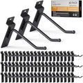 INCLY 60 Pack Slatwall Hooks, 4 Inch Slat Wall Hanging Hook and Hanger by INCLY