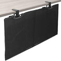 VIVO Black Clamp-on 30 inch Desk Cable Management Sleeve, DESK-SKIRT-30P by VIVO
