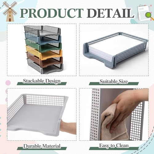 Geetery Turn in Trays Classroom, Cottage Color, Set of 12 - Image 3