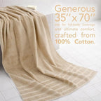 American Soft Linen 100% Cotton Luxury Turkish Towels, 2PC 35x70 Bath Sheet - Image 2
