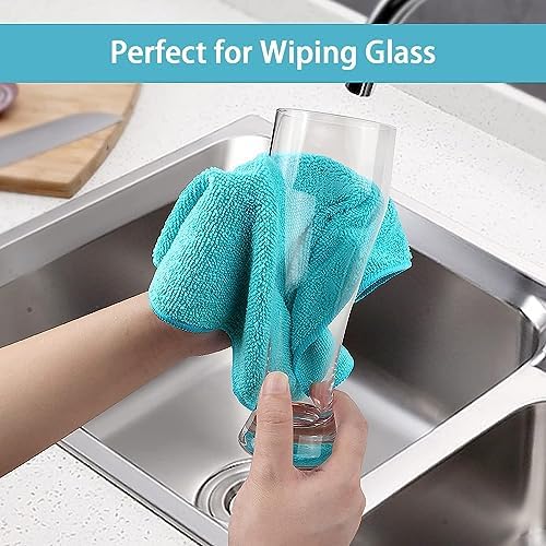 HOMEXCEL Microfiber Cleaning Cloth 600 Pack, Microfiber Towel for Cars, Lint Free, Scratch-Free, Highly Absorbent, and Cleaning Rags for House, Window and Glass, Cars, TV Screen 11.5 X11.5 inch - Image 5