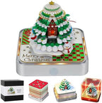 Time Piece Calendar 2027 3D Art Christmas Tree Calendar with LED, Tear-Away Desk Calendar for Record, Planner & Habit Tracker, DIY Paper Carving Gift for Christmas Housewarming Desktop Decoration by RWUJILONG