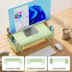 WALI Computer Monitor Stand with Storage and Pen Holder - Image 7