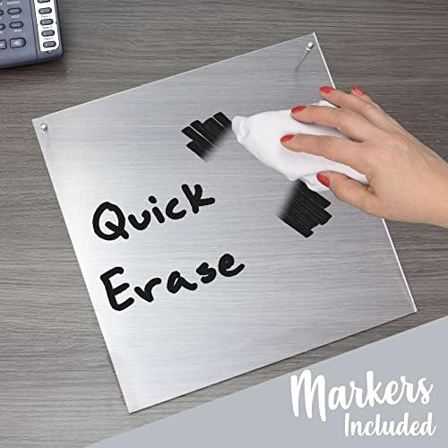 Desk Dry Erase Board with Erasable Marker, Angled Writing Tablet - Image 6