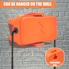 Hrensaw Small Weatherproof Electrical Connection Box(6 x 3.5 x 2.2inch),Outdoor Electrical Box,Waterproof Extension Cord Covers for Plug, Extension Cables, Holiday Lights,Orange (Pack of 2) - Image 5
