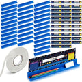 PerKoop 70 Pcs Classroom Desk Name Plates Holder Set by PerKoop