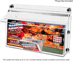 Marketing Holders Outdoor Brochure Box with Lid Metal Mount Clear Acrylic Caddy Holds 11" x 4" Horizontal Trifolds and 3.5" x 2" Business Cards with Take One Sticker Hangs On Smooth Surfaces - Image 5