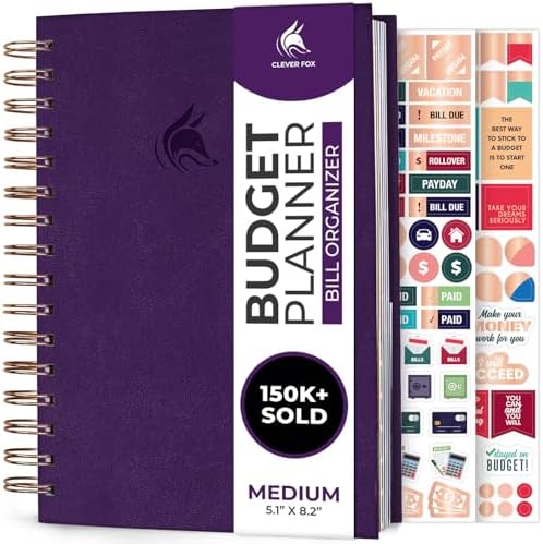 Clever Fox Budget Planner & Monthly Bill Organizer, Medium Purple by CleverFox