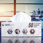 Arkwright Smart Rags Microfiber Cleaning Cloths Bulk, Case of 400, Lint Free 215 GSM Reusable Towels for Auto, Office and Household Cleaning, 16 x 16 in, White - Image 4