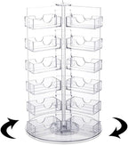 Huwena 36 Pocket Acrylic Clear Rotating Business Card Holder by Huwena