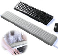 UnivoColors PostureUp L-Shaped Desk Long Wrist Rest Elbow, Non-Slip, Memory Foam, Desk Edge Support, Ergonomic Design for Long-Hour Work (23.6 * 3.9 inch One-Piece Design,Grey) by UnivoColors