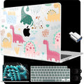MEEgoodo for M5/M4/M3/M2 MacBook Air 15 inch Case 2026 2025 2024 2023, Case Fit Model (A3448/A3241/A3114/A2941) for MacBook Air 15.3 inch, Cute Dinosaurs by MEEgoodo