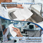 Anti-Static Microfiber cloths 12"x12"(100 Pcs,200GSM) - Image 6