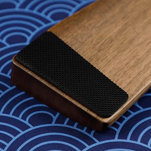 Ergonomic Wooden Wrist Rest Solid Wood Walnut for Keychron Q10 - Image 6