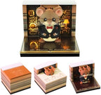 3D Calendar 2027, 3D Memo Pad Art Sticky Notes, Time Piece Calendar 2027, Creative Weekly Notepad with Light, Paper Carving Art Desktop Gift for Christmas Birthday Anniversaries (Mr. Mouse 2027) by Banigic