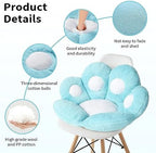 Ditucu Cat Paw Cushion Kawaii Chair Cushions 31.4 x 27.5 inch Cute Stuff Seat Pad Comfy Lazy Sofa Office Floor Pillow for Gaming Chairs Room Decor Blue - Image 5