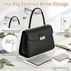 2 Pcs Acrylic Purse Display Stands, 10"-16" and 14"-24" Adjustable Height Handbag Stands for Display, Bag Table Holder, Clear Purses Hanging Rack for Closet Retail Vendor Wallet Jewelry Necklac - Image 3