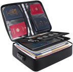 BALEINE Fireproof Document Box with Lock, Waterproof Fire Safe File Bag by BALEINE