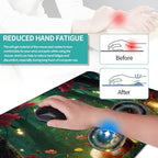Keyboard Mouse Pad Set, Extended Gaming Mouse Pad+Ergonomics Keyboard Wrist Rest Support, Memory Foam, Easy Typing Pain Relief, 4Pcs XL Ultra Thick Desk Mat,Cute Fox - Image 5