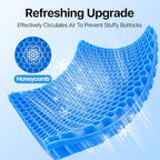 Gel Seat Cushion, Cooling Honeycomb Design for Office Chair Car Wheelchair - Image 6