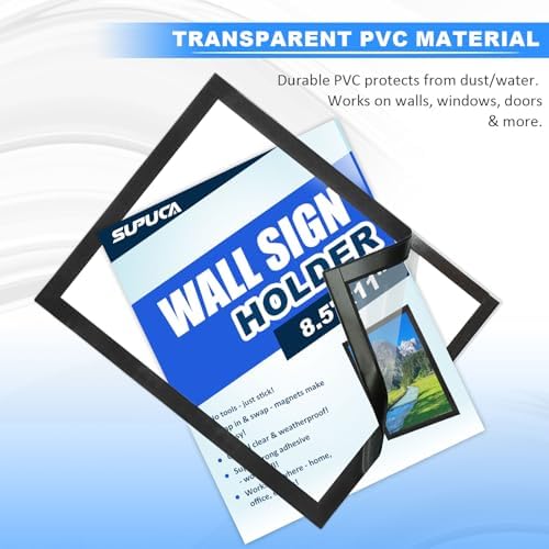 Magnetic Sign Holder & Picture Frame 8.5 x 11, 24 Pack - Image 6