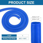 MECCANIXITY 1 1/4" 20ft Split Wire Loom Tubing w/Installation Tool Blue - Image 2