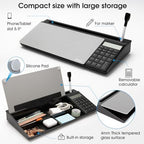 Varhomax Glass Desk Whiteboard with Calculator - Image 4