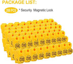 LeaGerous 200 Pcs Magnetic Peg Hook Stop Lock 6mm, Display Hook Magnet Security Locks Compatible with 4.5-5.9mm pegboard for Retail Store and Shopping Center (Yellow) - Image 7