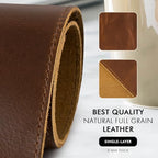 Elizo Real Leather Desk Mat Set (32x16) Large Desk Cover Desk Blotter Protector Computer Gaming Mouse Pad Table Laptop Office Desktop Accessories - Image 3
