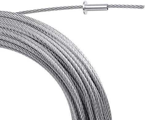 BLIKA 65 Pack Stainless Steel Protector Sleeves for 1/8" 5/32" or 3/16" Deck Cable Railing, for Wood/Composite Posts, T316 Marine Grade, Cable Railing Protector Sleeves - Image 6