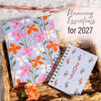 Orange Circle Studio 2027 Cabana Stripes Decorative Desk Blotter Calendar, 17-Month Desk Pad Planner, 18.75" x 13.5" Monthly Pages, Tear-Off Sheets, Notes Section for Office & Home Workspace Area - Image 7