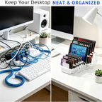 Charging Station for Multiple Devices, Adjustable Dividers Charger Dock - Image 6