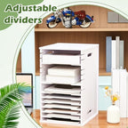 Juexica 1 Pack 15 Tier Scrapbook Paper Organizer for Sizes 8.5" x 11" - Image 4