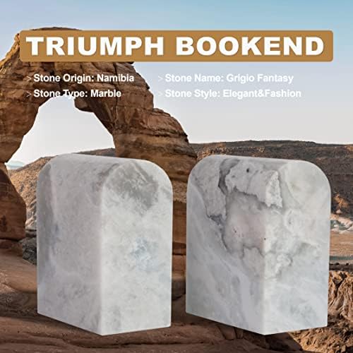Koville Luxury Marble Bookends Grigio Fantasy SE - Image 6