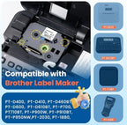 Replacement for Brother Label Maker Tape Color TZe 18mm 0.7 - Image 3