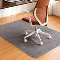 Funwheat Woven Office Chair Mat for Hardwood Floor, 36 x 48 in, Dark Grey by FunWheat