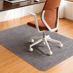 Funwheat Woven Office Chair Mat for Hardwood Floor, 36 x 48 in, Dark Grey by FunWheat