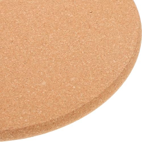 12pcs Round Cork Trivets, 7.07 Inch Wood Heat Resistant Pads Xmas - Image 3