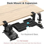EG STARTS 1x Metal Extend Mouse Pad Holder Platform, Adjustable Horizontally & Height for Desk & Chair Extend Metal Computer Mouse Desk Mount Pads, Flight Joystick Mount Extension Attachment - Image 6
