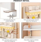 Clamp on Desk Shelf with Pegboard, Desktop Organization Bookshelf - Image 6