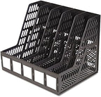Advantus 34092 Literature File, Five Slots, Black - Image 2