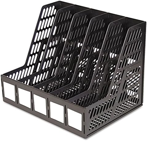 Advantus 34092 Literature File, Five Slots, Black - Image 2