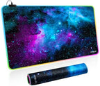 Mydours 43" x 24" RGB Gaming XXL Large Mouse Pad (Purple Universe) by Mydours