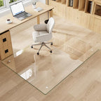 40" x 60" Tempered Glass Chair Mat for Carpet & Hard Floors - Image 2