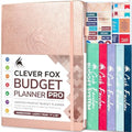 Clever Fox Budget Planner Pro with Cash Budgeting Envelopes, Rose Gold by CleverFox