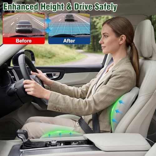 Car Seat Cushion Office Chair Cushion with Lumbar Support Pillow - Image 3