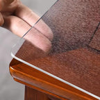 OstepDecor 24x48 in Frosted Table Protector, Plastic Table Cover 2mm Thick by OstepDecor