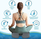 BlissTrends Memory Foam Seat Cushion for Office Chair & Car Seat, LightGrey - Image 5