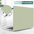 DONGKE Case for MacBook Pro 13 Inch (2026-2020 Models A2338 M2 M1/A2251/A2289), Green Stripes Hard Shell Case with Keyboard Protector, Compatible with Retina Display and Touch Bar - Image 7
