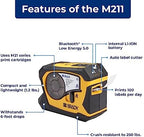 Brady M211 Portable Bluetooth Monochrome Label Printer, Yellow/Black - Image 2